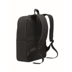 Mochila RPET con compartimientos para portátil y tableta 10'' y 15'' color negro novena vista