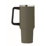 Vaso termo de acero inoxidable reciclado con pajita 1,2L