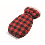 Rascador de hielo con forro de guante acolchado de sherpa color rojo septima vista