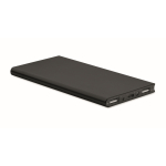 Batería externa personalizada en aluminio de 8.000 mAh color negro