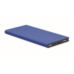 Batería externa personalizada en aluminio de 8.000 mAh color azul real