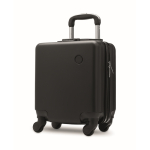 Trolley de ABS con 4 ruedas y cerradura de combinación 14'' color negro segunda vista