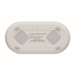 Reloj altavoz 4 en 1 de sobremesa con estación meteorológica y luz color blanco novena vista