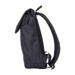 Mochila para portátil con detalle PU en solapa y cierre metálico 15'' color negro segunda vista