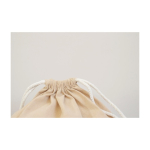 Mochila de cuerdas algodón 100% reciclado y cuerdas naturales 120 g/m2 color caqui quinta vista