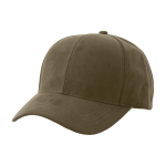 Gorra de 6 paneles poliéster con cierre de hebilla metálica 110 g/m2 color verde primera vista
