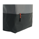 Mochila bicolor para portátil con detalles a color en cremallera 15'' color gris sexta vista