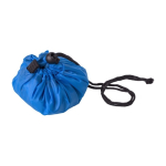 Bolsa deportiva de lona plegable con amplio compartimiento color azul ultramarino primera vista