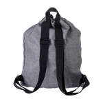 Mochilas para propaganda de poliéster plegable y bolsillo exterior color gris segunda vista