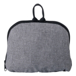 Mochilas para propaganda de poliéster plegable y bolsillo exterior color gris quinta vista