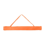 Sombrilla de poliéster de color y borde blanco y revestimiento UV Ø150 color naranja cuarta vista