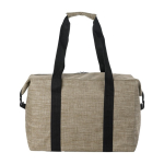 Bolsa nevera con interior de espuma aislada con aluminio 20L color beige primera vista