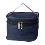 Bolsa nevera con interior de PEVA y exterior de tela vaquera color azul quinta vista