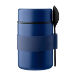 Fiambrera impresa térmica de acero inoxidable con cuchara incluida primera vista