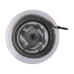 Cinta métrica retráctil con pulsador y mecanismo de bloqueo 1,5M color negro primera vista