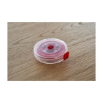 Cinta métrica retráctil con pulsador y mecanismo de bloqueo 1,5M color rojo séptima vista