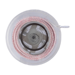 Cinta métrica retráctil con pulsador y mecanismo de bloqueo 1,5M color blanco segunda vista