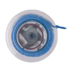 Cinta métrica retráctil con pulsador y mecanismo de bloqueo 1,5M color azul ultramarino segunda vista