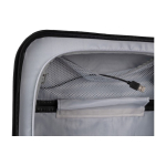 Trolley de ABS con bolsillo frontal para portátil y candado numérico color negro décima vista