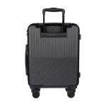 Trolley de ABS con bolsillo frontal para portátil y candado numérico color negro undécima vista