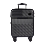Trolley de ABS con bolsillo frontal para portátil y candado numérico color negro