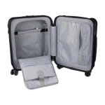 Trolley de ABS con bolsillo frontal para portátil y candado numérico quinta vista