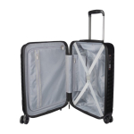 Trolley de ABS con bolsillo interior para portátil y candado numérico color negro segunda vista