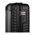 Trolley de ABS con bolsillo interior para portátil y candado numérico color negro sexta vista