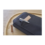 Bolsa de viaje de RPET con varios compartimientos para almacenar color negro primera vista