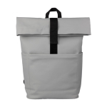 Mochila de PU para portátil con bolsillo frontal y lateral 15'' color gris segunda vista