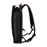 Mochila para portátil impermeable con asa y tira magnética de PU 15'' color negro tercera vista
