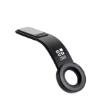 Soporte magnético de coche para móvil con materiales reciclados color negro vista de impresión