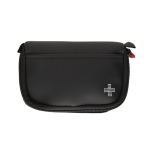 Botiquín de primeros auxilios para empresa de nobuk con 15 accesorios color negro tercera vista