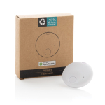 Buscador de artículos de plástico reciclado compatible con Apple color blanco vista con caja