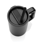Taza térmica elegante de acero inoxidable reciclado 800ml color negro sexta vista