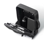 Mochila antirrobo de RPET que se convierte en maletín para PC 16” color negro séptima vista