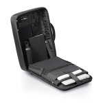 Mochila antirrobo de RPET que se convierte en maletín para PC 16” color negro octava vista