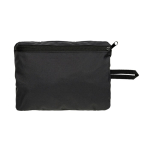 Bolsa deportiva plegable de RPET con bolsita para guardarla color negro sexta vista