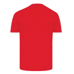 Camiseta unisex en algodón regular fit para promociones 180 g/m2 Iqoniq color rojo segunda vista