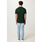 Camiseta unisex en algodón regular fit para promociones 180 g/m2 Iqoniq color verde bosque segunda vista con modelo