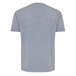 Camiseta unisex en algodón regular fit para promociones 180 g/m2 Iqoniq color gris claro jaspeado segunda vista