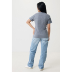 Camiseta unisex en algodón regular fit para promociones 180 g/m2 Iqoniq color gris claro jaspeado