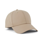 Gorra de RPET de 6 paneles con cierre de hebilla ajustable 85 g/m2 color marfil