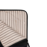 Funda para PC acolchada de poliéster reciclado con cremallera 16” color negro cuarta vista