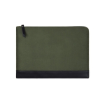 Funda para PC acolchada de poliéster reciclado con cremallera 16” color verde