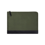 Funda para portátil de poliéster reciclado con bolsillo interior 14” color verde
