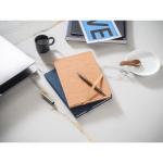 Libreta con tapa rígida en papel kraft y esquinas redondas A5 vista bodegón