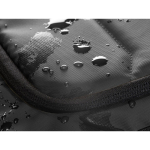 Mochila para PC de RPET resistente al agua con reflectante 16'' color negro tercera vista