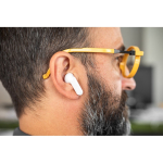Auriculares inalámbricos con 12h de duración de la batería y BT 5.3 color blanco quinta vista