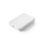 Powerbank magnético de ABS para fijar en el móvil 5.000 mAh color blanco